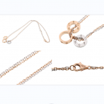 カルティエネックレス ラブ スリーフープ ダイヤ PG WG ピンクゴールド ホワイトゴールド 18K ペンダント B7219700