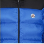 MONCLER モンクレール ダウンジャケット PEUPLIER プープリエ メンズ ナイロン フード収納 ブルゾン アイコンパッチ 撥水 1A00147 5967G 725