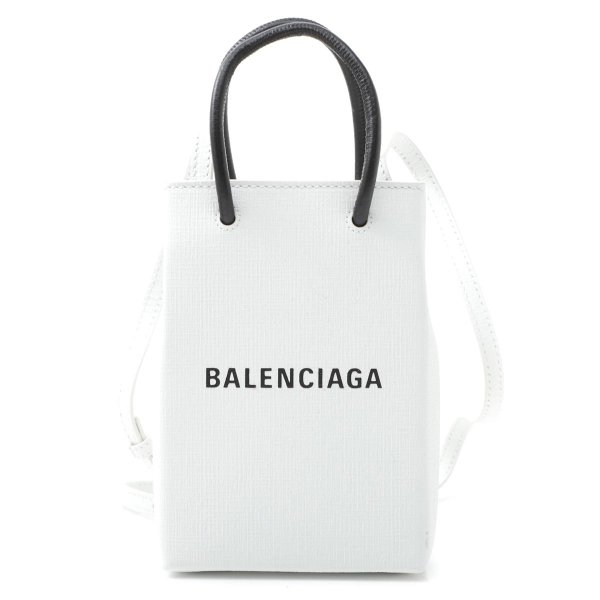 バレンシアガ フォンホルダー ピンク レディース ギフト プレゼント レザー 593826 0AI2N 9000 SHOPPING ショッピング フォンホルダー