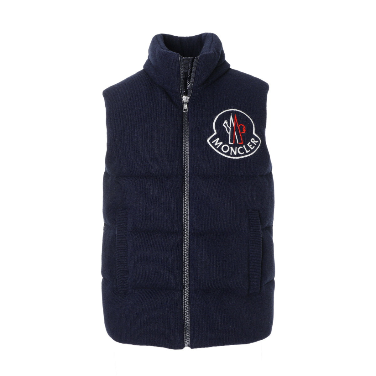 モンクレール MONCLER ダウンベスト ブルー hariki 1a00064 m1241 750