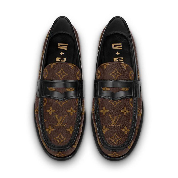 Louis Vuitton LVローファー・ライン ローファー ブラウン 1A9092