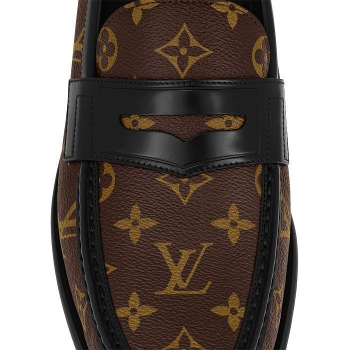 Louis Vuitton LVローファー・ライン ローファー ブラウン 1A9092