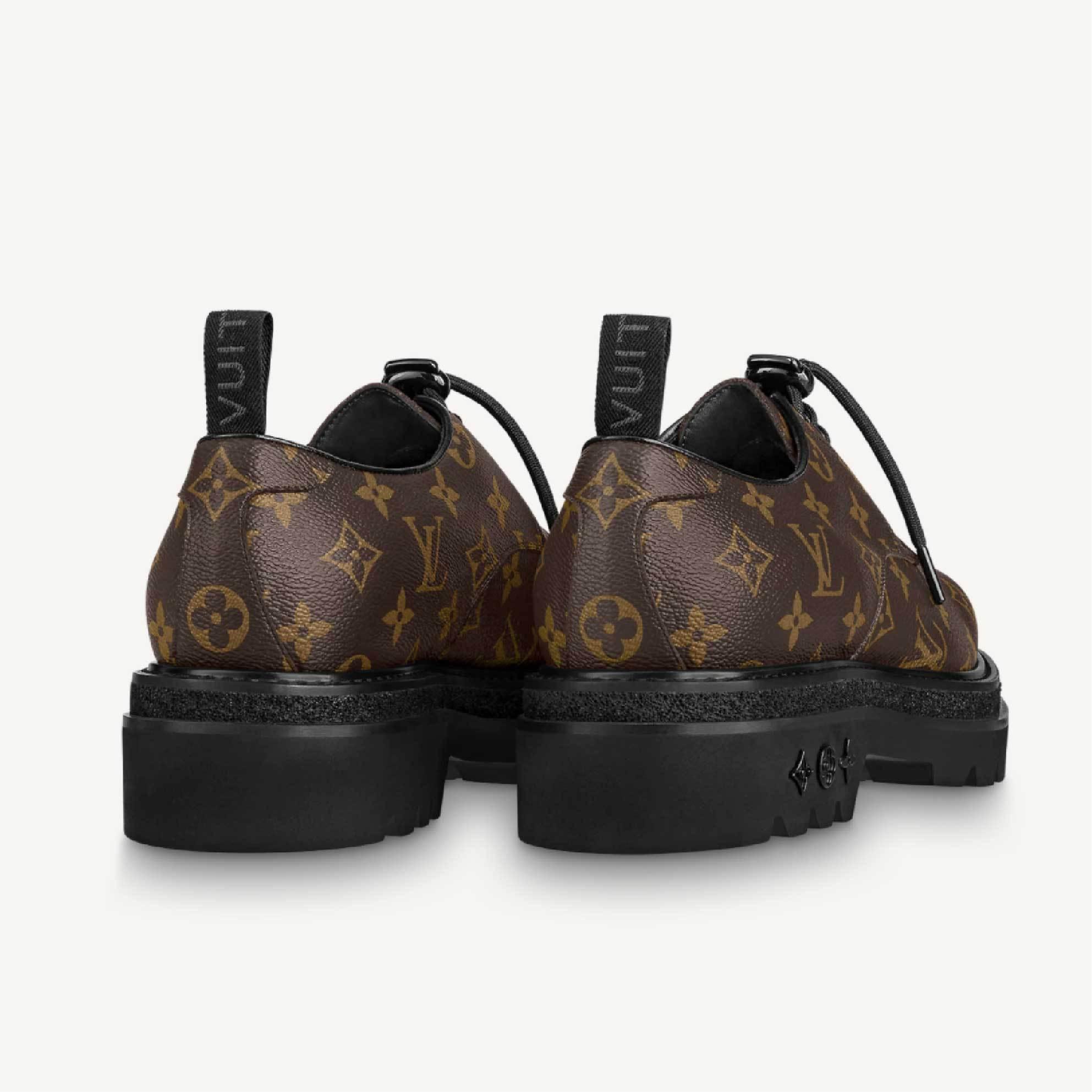 Louis Vitton ダービー LV ブラック アイス モノグラム ブラウン 1A8FV4