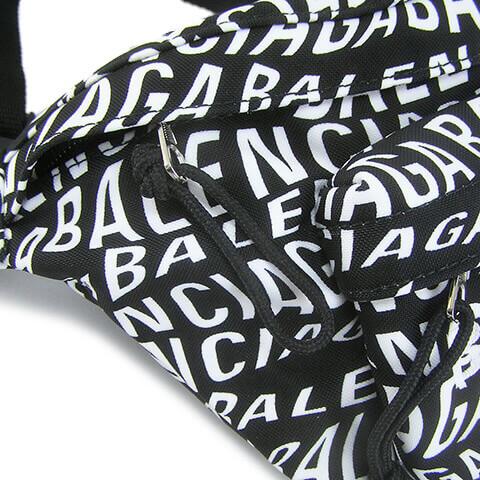 バレンシアガ ウェスト・ボディーバッグ WHEEL LOGO WAVE PRINT NYLﾍﾞﾙﾄPACK 5330099MIAN1060