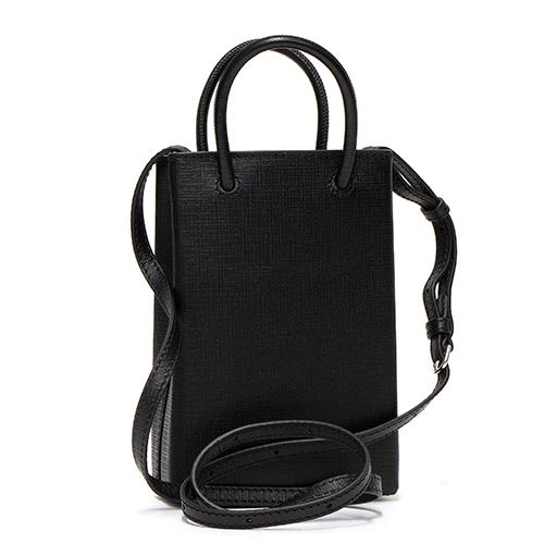 バレンシアガ ショルダーバッグ SHOPPING PHONE HOLDER BAG ショッピングフォンホルダーバッグ ブラック 593826 0AI2N 1000 NOIR