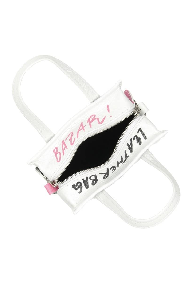 バレンシアガ 2WAY バッグ WHITE MULTICOLOR Balenciaga graffiti bazar xxs bag レディース 秋冬2019 513988 0FELN ik