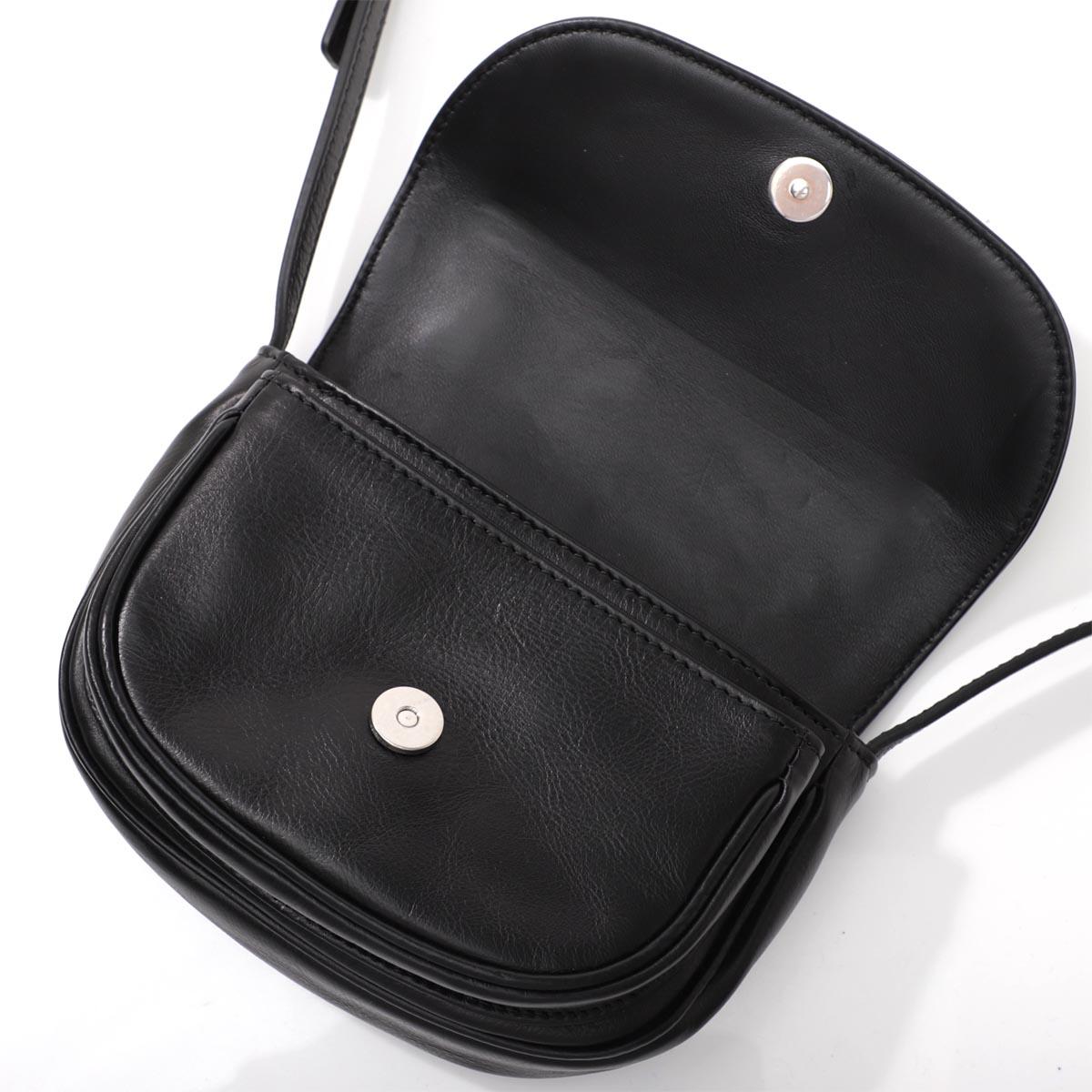 バレンシアガショルダーバッグ ブラック レディース ギフト プレゼント レザー 本革 580031 1eu0n 1000 SOFT ROUND BAGS XS