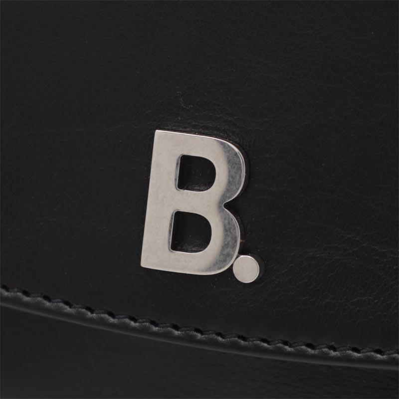 バレンシアガショルダーバッグ ブラック レディース ギフト プレゼント レザー 本革 580031 1eu0n 1000 SOFT ROUND BAGS XS