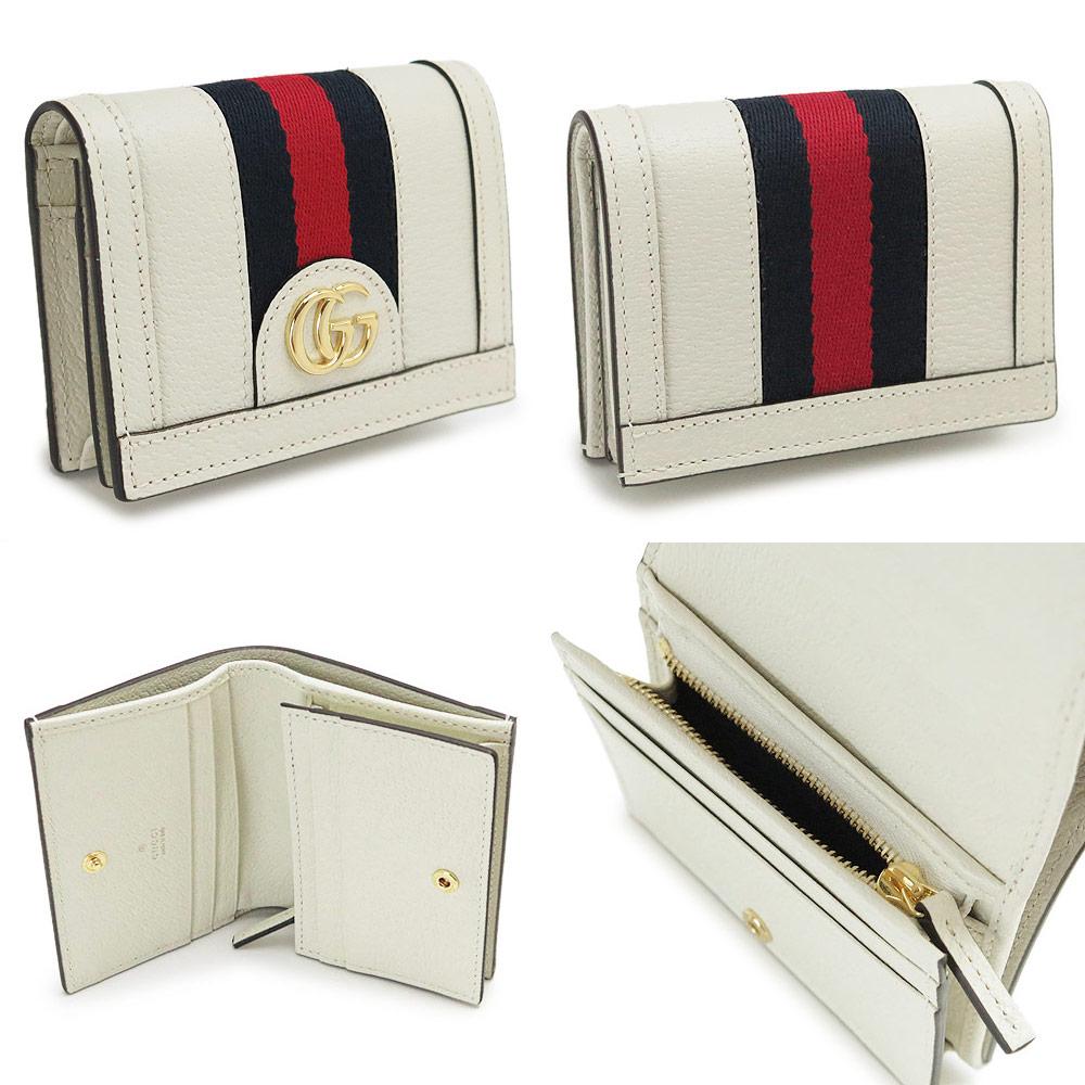 グッチ カードケース 名刺入れ コインケース 小銭入れ 財布 オフィディア ウェブストライプ GUCCI OPHIDIA 523155 DJ2DG 8454​