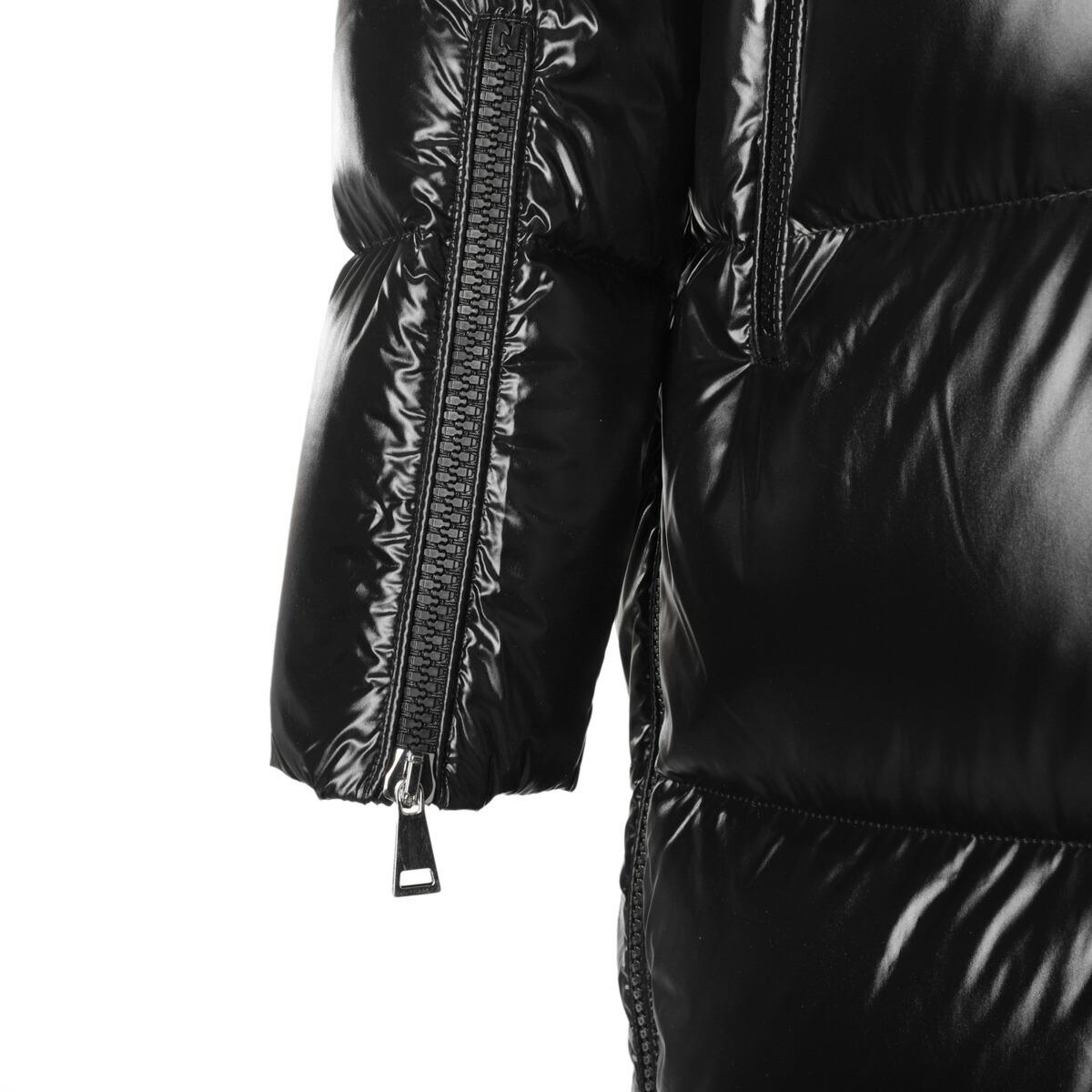 モンクレール MONCLER ダウンコート ブラック レディース huppelong 1c00036 5963v 99c