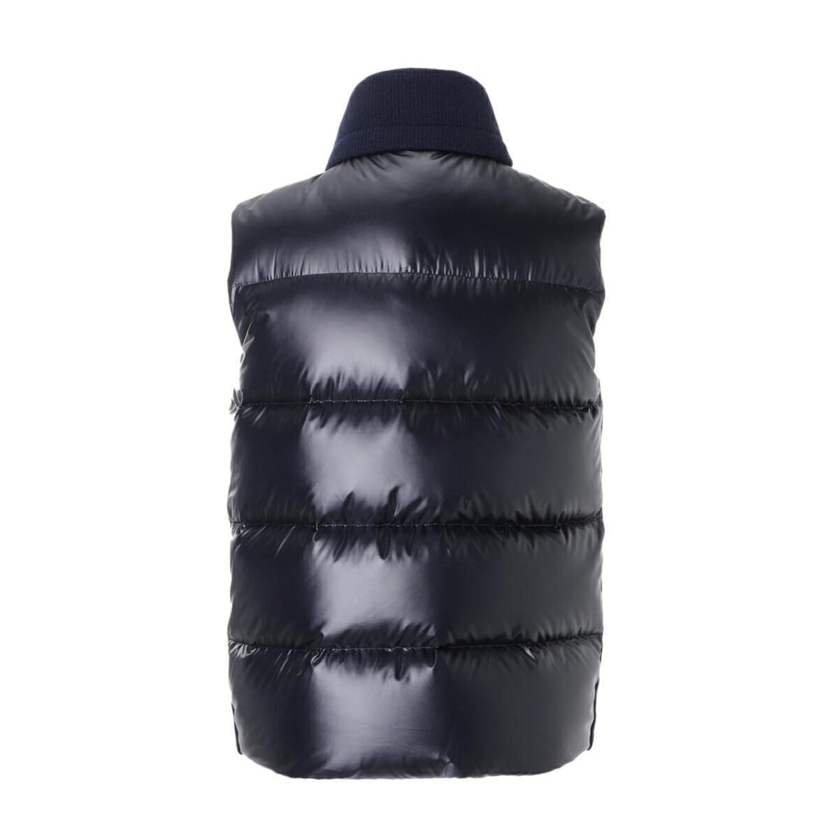 モンクレール MONCLER ダウンベスト ブルー hariki 1a00064 m1241 750