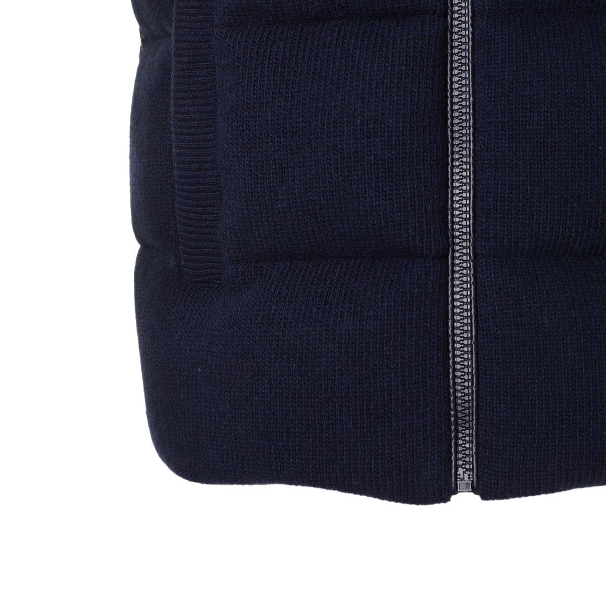モンクレール MONCLER ダウンベスト ブルー hariki 1a00064 m1241 750