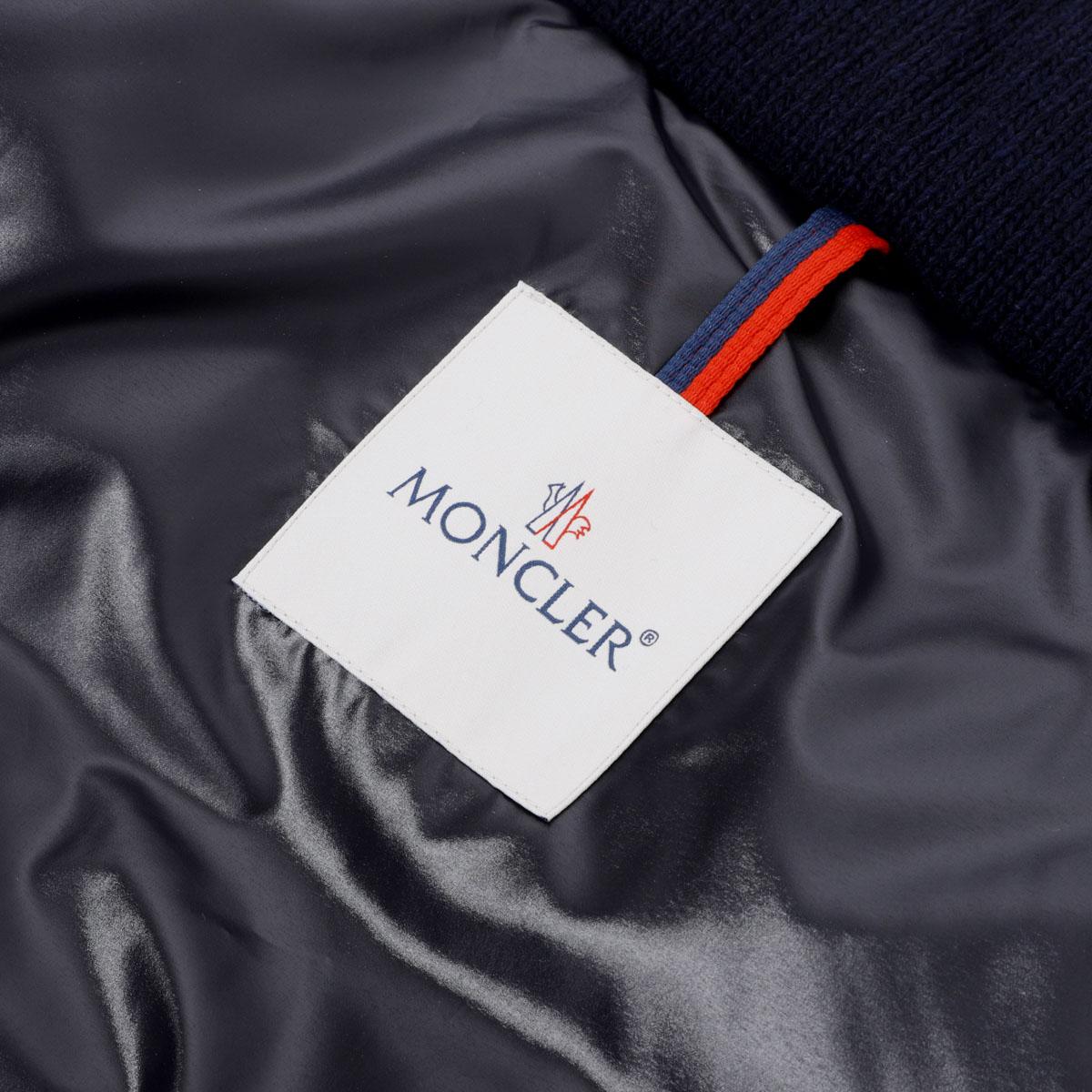 モンクレール MONCLER ダウンベスト ブルー hariki 1a00064 m1241 750