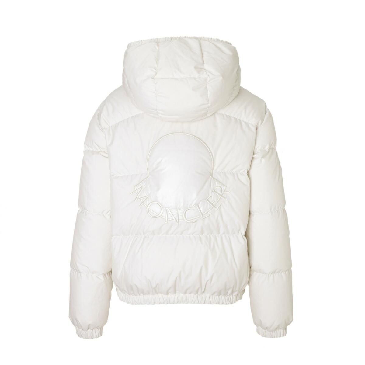 モンクレール MONCLER ダウンジャケット ホワイト レディース ebre 1a00028 54a81 034