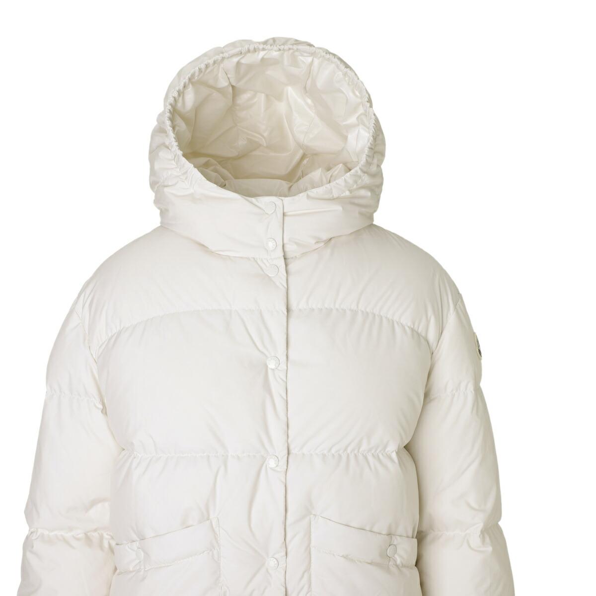 モンクレール MONCLER ダウンジャケット ホワイト レディース ebre 1a00028 54a81 034