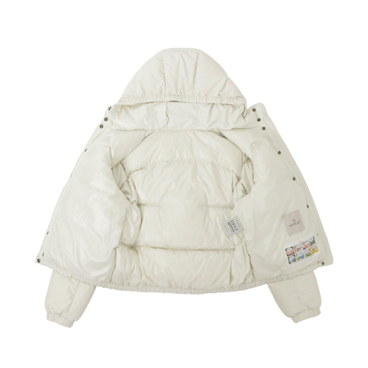 モンクレール MONCLER ダウンジャケット ホワイト レディース ebre 1a00028 54a81 034