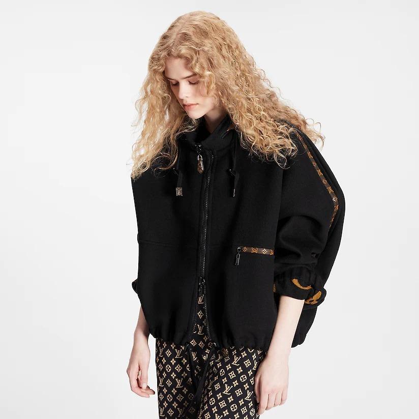 ルイヴィトン LOUIS VUITTON モノグラム・ダブルサイドパーカー ウール 1AAGC6