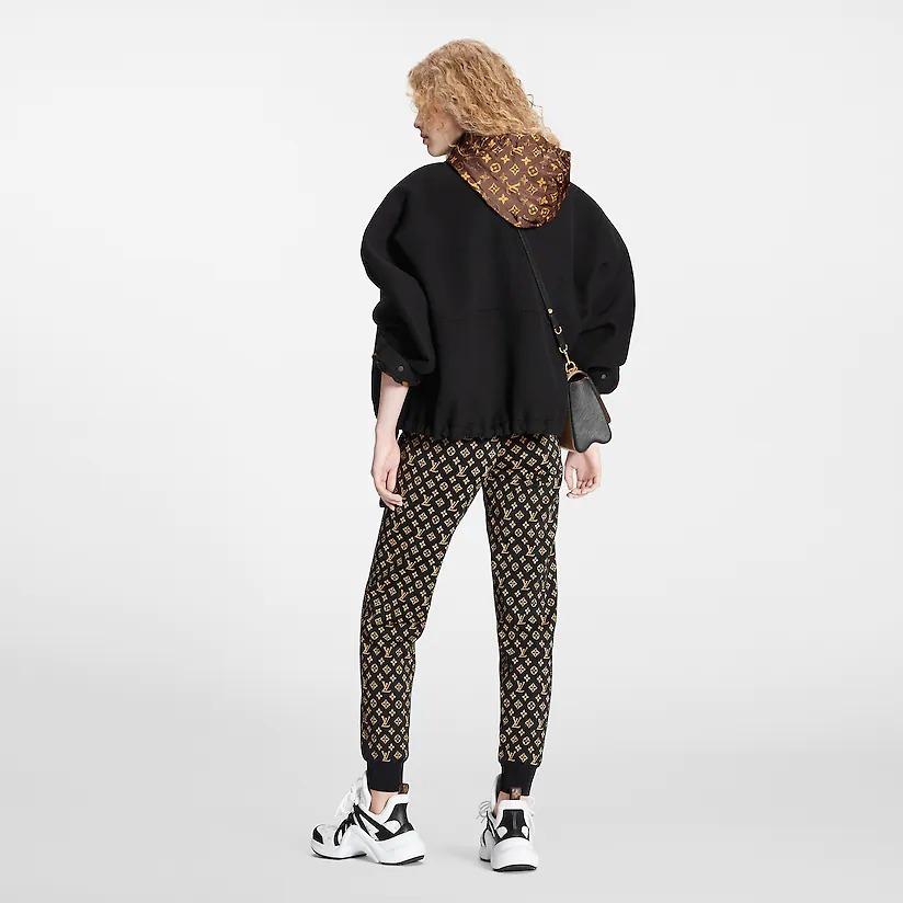 ルイヴィトン LOUIS VUITTON モノグラム・ダブルサイドパーカー ウール 1AAGC6