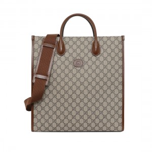 グッチ GUCCI インターロッキングG ミディアム トートバッグ 674155 92THG 8563
