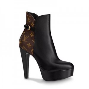 LOUIS VUITTON アッパーケース ライン ローファー 茶色 1A4XD8