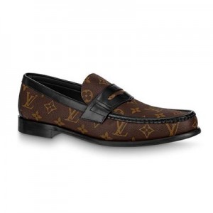Louis Vuitton LVローファー・ライン ローファー ブラウン 1A9092