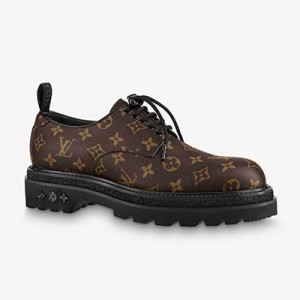 Louis Vitton ダービー LV ブラック アイス モノグラム ブラウン 1A8FV4