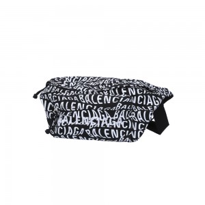 バレンシアガ ウェスト・ボディーバッグ WHEEL LOGO WAVE PRINT NYLﾍﾞﾙﾄPACK 5330099MIAN1060