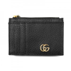 GUCCI グッチ 小銭入れ レディース GGマーモント レザー カードケース ブラック 574804 CAO0G 1000