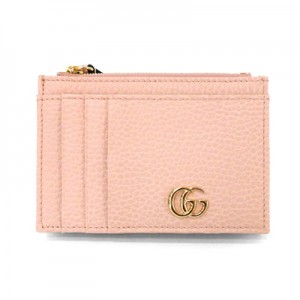 GUCCI グッチ 小銭入れ レディース GGマーモント レザー カードケース ピンク 574804 CAO0G 5909