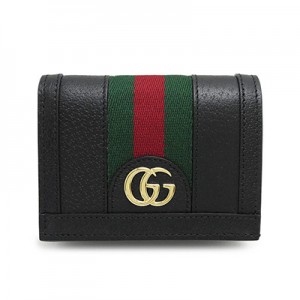 グッチカードケース 523155 DJ2DG 1060名刺入れ コインケース 小銭入れ 財布 オフィディア ウェブストライプ GUCCI OPHIDIA