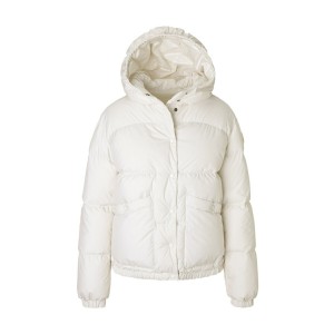 モンクレール MONCLER ダウンジャケット ホワイト レディース ebre 1a00028 54a81 034