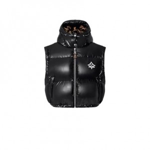 ルイヴィトン代引 LV グロッシースリーブレスパファ ダウンジャケット 1A9L9L