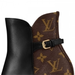 LOUIS VUITTON アッパーケース ライン ローファー 茶色 1A4XD8