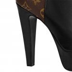 LOUIS VUITTON アッパーケース ライン ローファー 茶色 1A4XD8