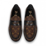 Louis Vuitton LVローファー・ライン ローファー ブラウン 1A9092