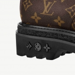 Louis Vitton ダービー LV ブラック アイス モノグラム ブラウン 1A8FV4
