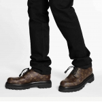 Louis Vitton ダービー LV ブラック アイス モノグラム ブラウン 1A8FV4