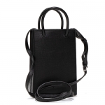 バレンシアガ ショルダーバッグ SHOPPING PHONE HOLDER BAG ショッピングフォンホルダーバッグ ブラック 593826 0AI2N 1000 NOIR
