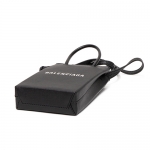 バレンシアガ ショルダーバッグ SHOPPING PHONE HOLDER BAG ショッピングフォンホルダーバッグ ブラック 593826 0AI2N 1000 NOIR