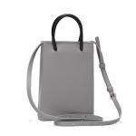 バレンシアガ  ショルダーバッグ SHOPPING PHONE HOLDER BAG ショッピングフォンホルダーバッグ グレー 593826 0AI2N 1160 ANTHRACITE/BLACK