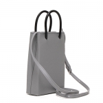 バレンシアガ  ショルダーバッグ SHOPPING PHONE HOLDER BAG ショッピングフォンホルダーバッグ グレー 593826 0AI2N 1160 ANTHRACITE/BLACK