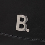 バレンシアガショルダーバッグ ブラック レディース ギフト プレゼント レザー 本革 580031 1eu0n 1000 SOFT ROUND BAGS XS