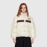 GUCCI ウェブストライプ付 ダウンジャケット 683216 Z8AQX 9133
