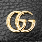 GUCCI グッチ 小銭入れ レディース GGマーモント レザー カードケース ブラック 574804 CAO0G 1000