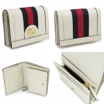 グッチ カードケース 名刺入れ コインケース 小銭入れ 財布 オフィディア ウェブストライプ GUCCI OPHIDIA 523155 DJ2DG 8454​