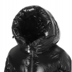 モンクレール MONCLER ダウンコート ブラック レディース huppelong 1c00036 5963v 99c