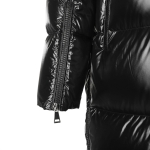 モンクレール MONCLER ダウンコート ブラック レディース huppelong 1c00036 5963v 99c
