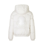 モンクレール MONCLER ダウンジャケット ホワイト レディース ebre 1a00028 54a81 034