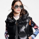 ルイヴィトン代引 LV グロッシースリーブレスパファ ダウンジャケット 1A9L9L