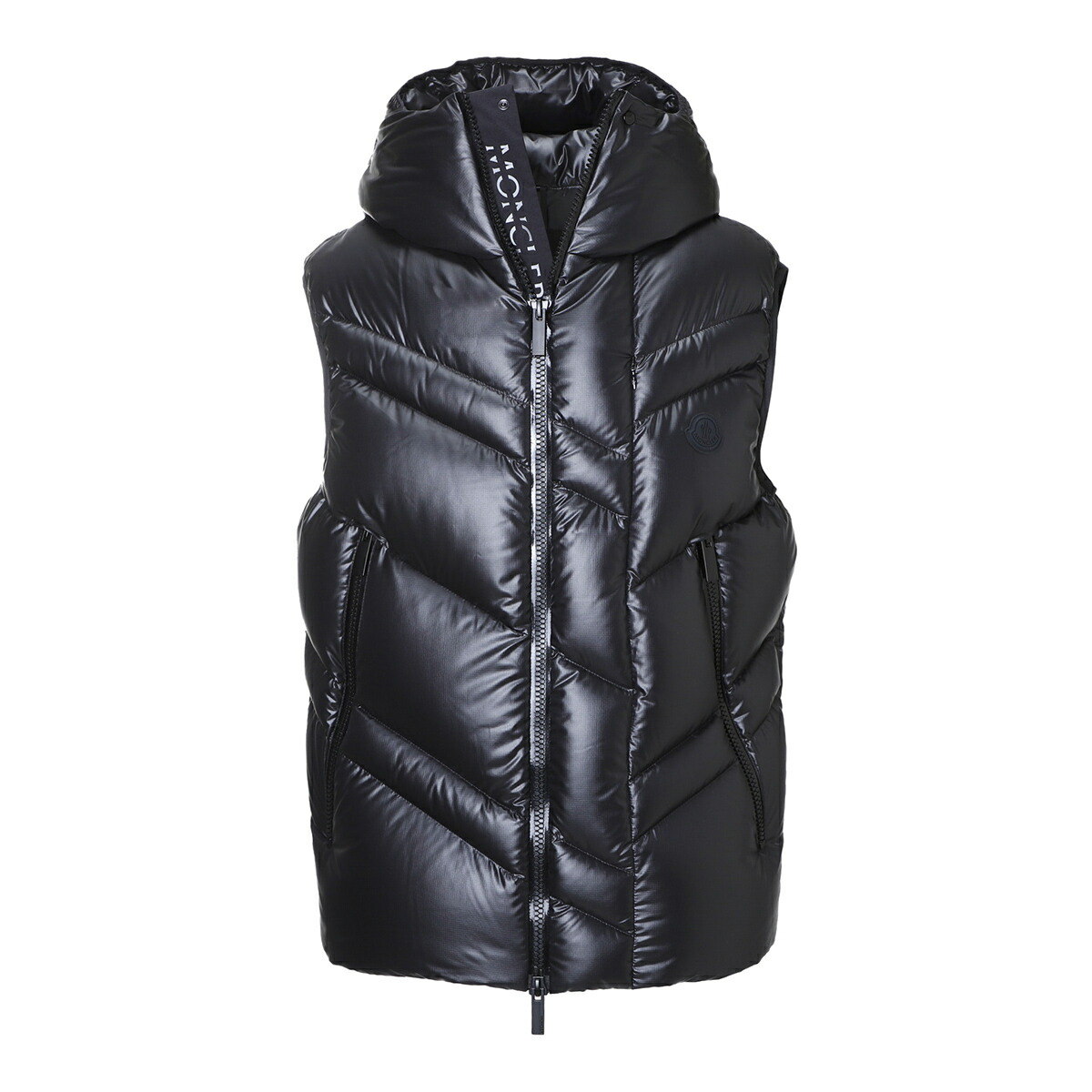 モンクレール MONCLER ダウンベスト ジレ ブラック メンズ guntur 1a00183 595ok 999